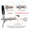 Draft Beer Adjustable Faucet, Stainless Steel Beer Faucet, Flow Controller,