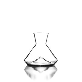 Sempli Monti Mini Wine Decanter - Elegant Hand Blown Decanter with Built-in Glass Aerator, Small Wine Carafe, Lead-Free Crystal, Ultra Clear, Wine Gifts & Wine Accessories - 25.3 oz