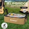Slimbridge 3PCS Camping Canvas Storage Bags Portable Caravan Adventure Organiser