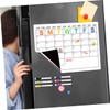 Parliky Erasable Magnetic Board Kitchen Fridge Calendar Office Home Reminder