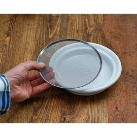 ESCHENFELDER Kressesieb 12cm aus Keramik | Edelstahl | Herstellung in Deutschland | Kresse
