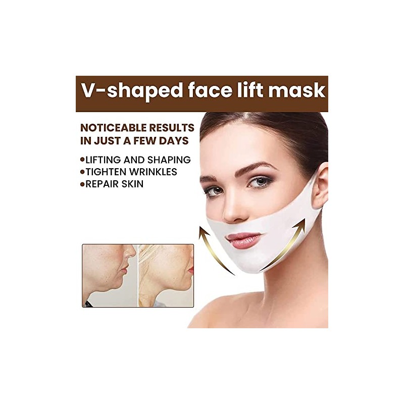 Bluemega V Line Lifting Mask, Mscara Facial de 5 Piezas