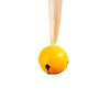 Purgano Yellow Bell with Ribbon, Montessori Baby Toy