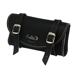 Selle Montegrappa Cucuba® Saddle Bag Leather Bicycle Bag Unisex 100% Made In Italy 0016 (Colour: Black)
