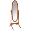 Crown Mark Cheval Mirror, Oak