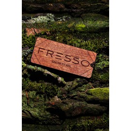 FRESSO CAR AIR FRESHENER - CAR PERFUME (Snow Pearl), 1 Count (Pack of 1), black