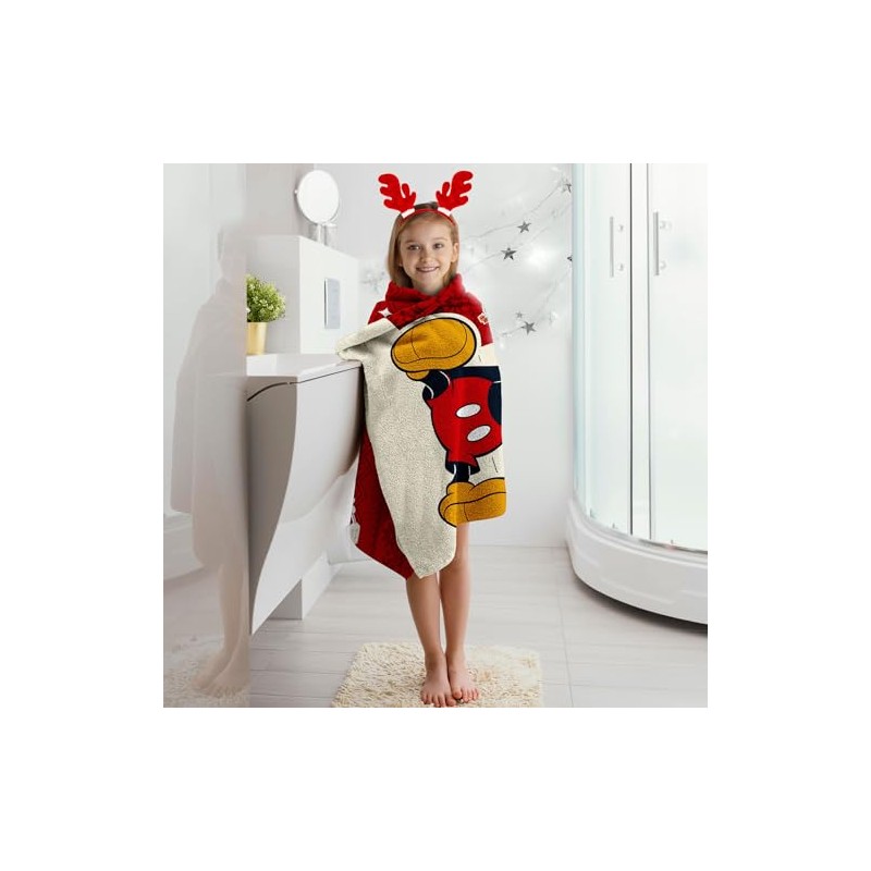PROVIDENCIA Toalla Premium para Baño 75x147 Cm Mickey Dear Santa
