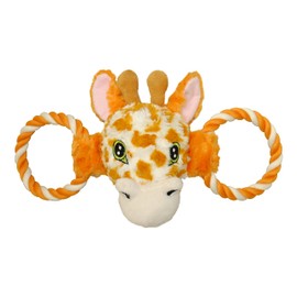 Jolly Pets Jolly Tug-a-Mal Giraffe Tug/Squeak Toy, Large