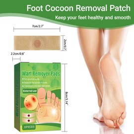 GMDP Pack of 30 Corn Plasters, Corns Plasters, Stubborn Corns Removal Soles, for Treating Stubborn Corns Remover and Callus