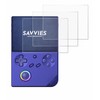 Savvies Screen Protectors for Anbernic RG40XXV Ultra Transparent Pack of