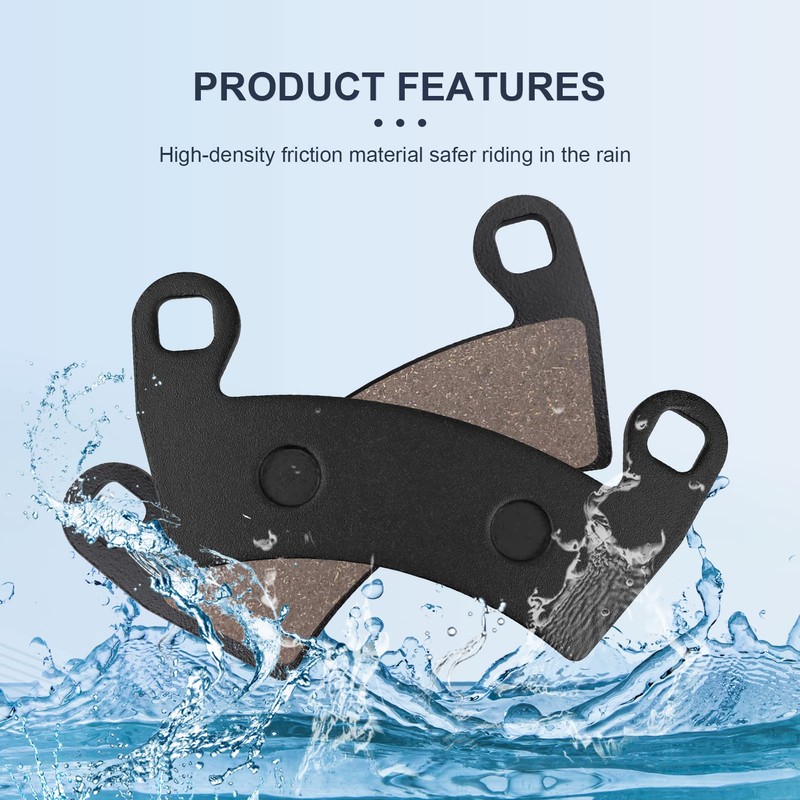OCEAIR Front&Rear Brake Pads for Polaris Ranger XP 1000 2018-2023