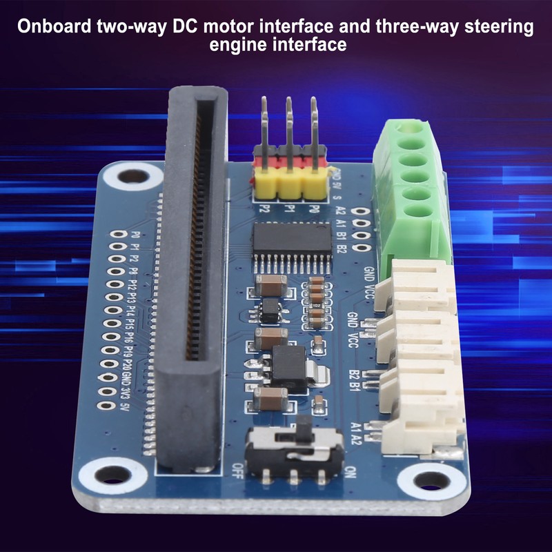 Motor Driver Board for Micro:bit Control 2-Way DC Motor 3-Way
