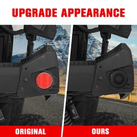 LitMiRaCle LED Tail Light for Kawasaki Teryx 4 2018-2025, Rear Taillights Brake Stop Lamps for Kawasaki Teryx 4 Accessories, Smoke Black, 2PCS