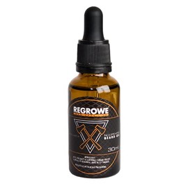 Regrowe | Aceite Lumberjack | Aceite para Barba y Bigote | Bergamota, Arbol de Té, Sándalo, Argán y Almendras