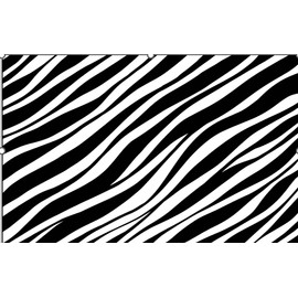 Decvamo Serving Tray with Handles, White Zebra Modern Wood Coffee Table Tray, Ottoman Tray for Living Room, Decorative Tray for Home Decor, Candle Perfume Tray Displayed for Bedroom Bathroom,15" x 10"