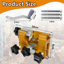 xiaoxiaozhijia Chainsaw Sharpener, Portable Hand Cranks Saw Chain Sharpener, Chain Sharpener, Saw Chain Sharpener, Accessories for All Types of Chainsaws