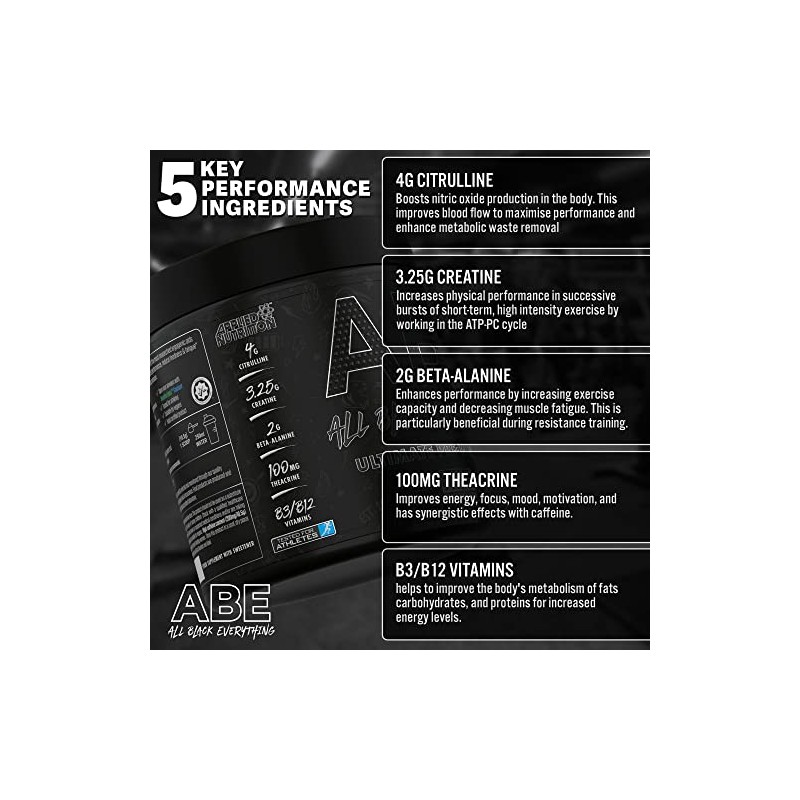 Applied Nutrition Bundle ABE Pre Workout 315g + ABE Black