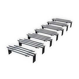 APS Premium Stainless Steel SS Chrome Billet Grille Grill Insert Compatible with Hummer H2 2003 2004 2005 2006 2007 Main Upper N19-V42566C