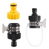 HAFRILY 2Pcs Hose Tap Connector Mixer Tap Universal Tap Connector