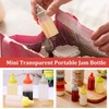 8 Botellas Vacías de Condimentos para Exprimir, Mini Botellas para