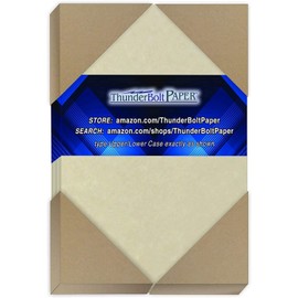 50 Natural Parchment 65lb Cover Paper Sheets 3 X 5 Inches Cardstock Weight Colored Sheets 3" X 5" (3X5 Inches) Index|Recipe Card|Photo|Frame Size - Printable Old Parchment Semblance