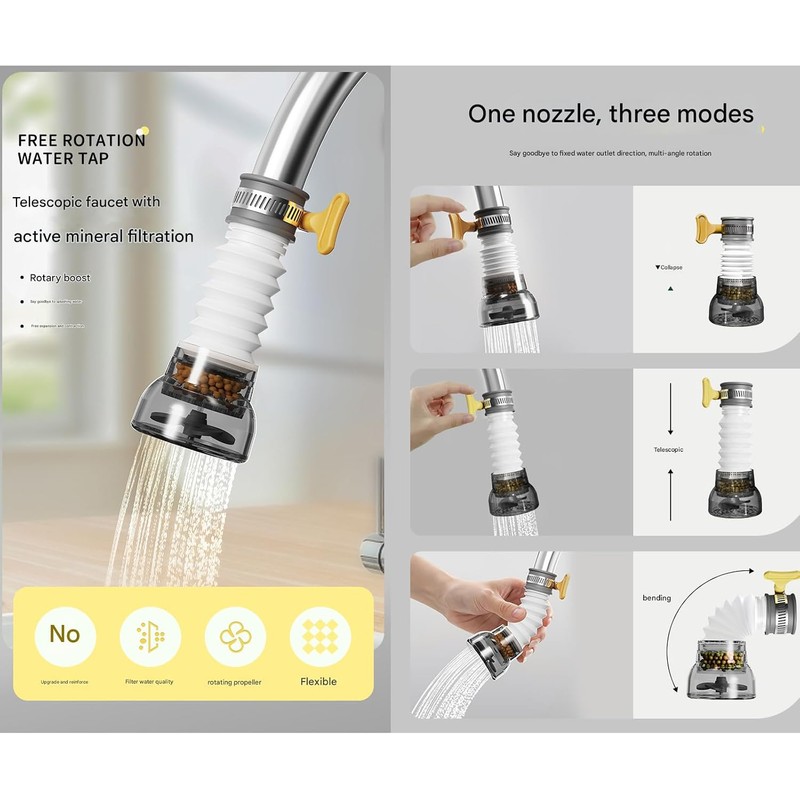 Extensores de grifo para fregadero de cocina y baño con