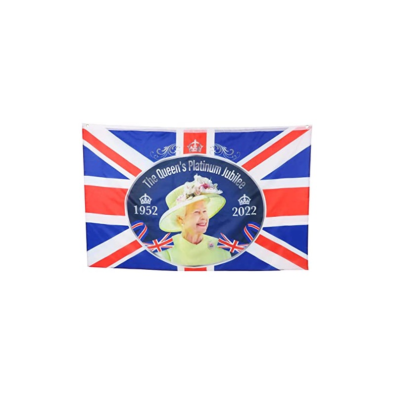 Toyland® 5ft x 3ft (150cm x 91cm) Queens Platinum Jubilee