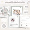 mintkind® Guest Book "Meine Babyparty" Beige - Baby Shower Gift