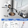 Amazleer Pack of 2 Shut-off Valve for Shower, Water Stopper,