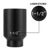 VEVOR Impact Socket Set 1/2 Inches 19 Piece, Deep Socket,