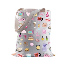 BLUPARK Slumber Party Shopping Bag Leepover Squad Party Gift Love Song Tote Bag Sleepover Activity Fans Gift, Love Song