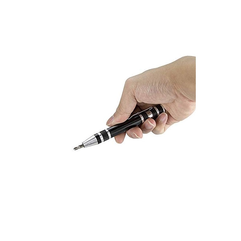 TEMLUM 8-in-1 Pen Screwdriver Precision Screwdriver Set, Mini Screwdriver Set,