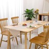 SANLEHAUSE Beige Linen Table Runner, 32 x 180 cm, Linen