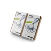 TROIKA 2 x Patent Key Holder Basic Set KYR60/MC TB-KYR60/MC