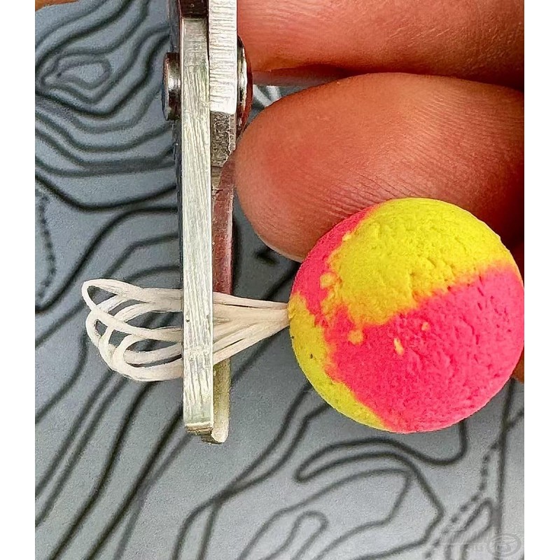 Haldorado Bait Floss, 50m, gewachste Angelschnur für Pop-up Baits und