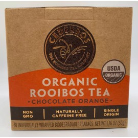Cederbos Organic Chocolate Orange Rooibos Tea Bags - GREAT PRICE!!