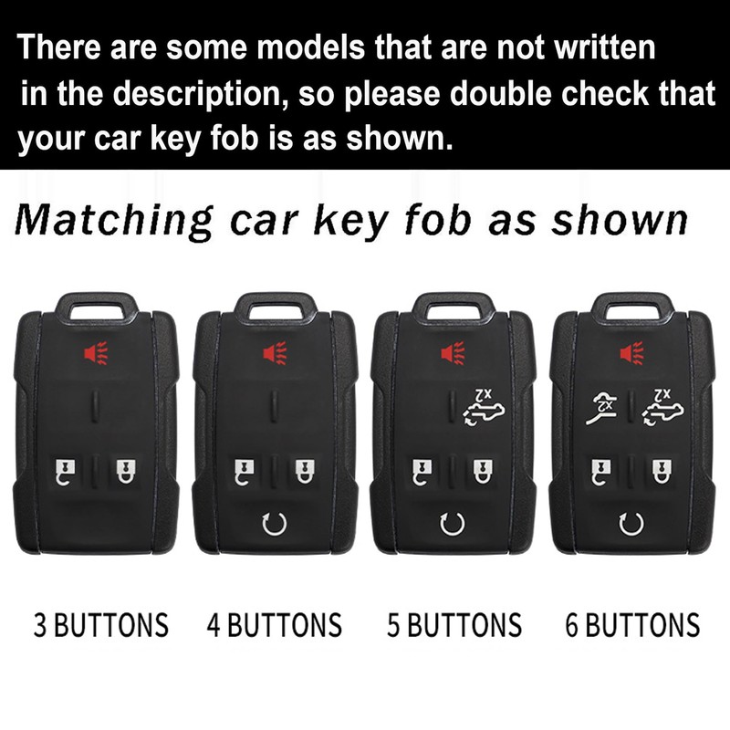 ontto Key Holder Compatible with GMC Sierra 1500 2015-2019 Sportracing