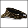 White Fang CA963 Visor, Sun Visor, Hat, Leopard Pattern, Animal,