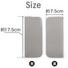 [Sparkling Plump Round] Glasses Case, Leather, Slim, Eyeglass Case, Sunglasses