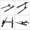 elfinrm 60 2000lbs Heavy Duty Pallet Forks with Adjustable Stabilizer