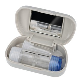 Sports Vision World Travel Kit Gray RGP Hard Contact Lenses Mirror RGP Case & Suction Remover