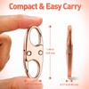 6 Pack Zipper Clips Anti Theft, Double Opening Zipper Lock