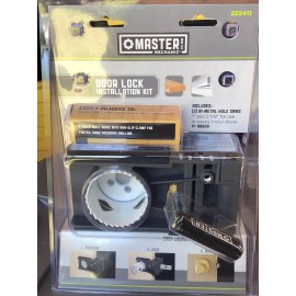 Master Mechanic DOOR LOCK INSTALLATION KIT Bi-Metal Hole Saws