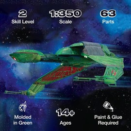 PLATZ AMT STAR TREK KINGON BIRD OF PLAY 1/350 Scale Plastic Model AMT1400 (Spaceship)