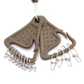 Daiichi Seiko Nobiner D + Snap Holder, Dark Earth Carabiner, Snap, Fishing