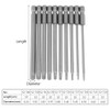 1/4 Inch Torx Security Head Screwdriver Bits, 100 mm S2