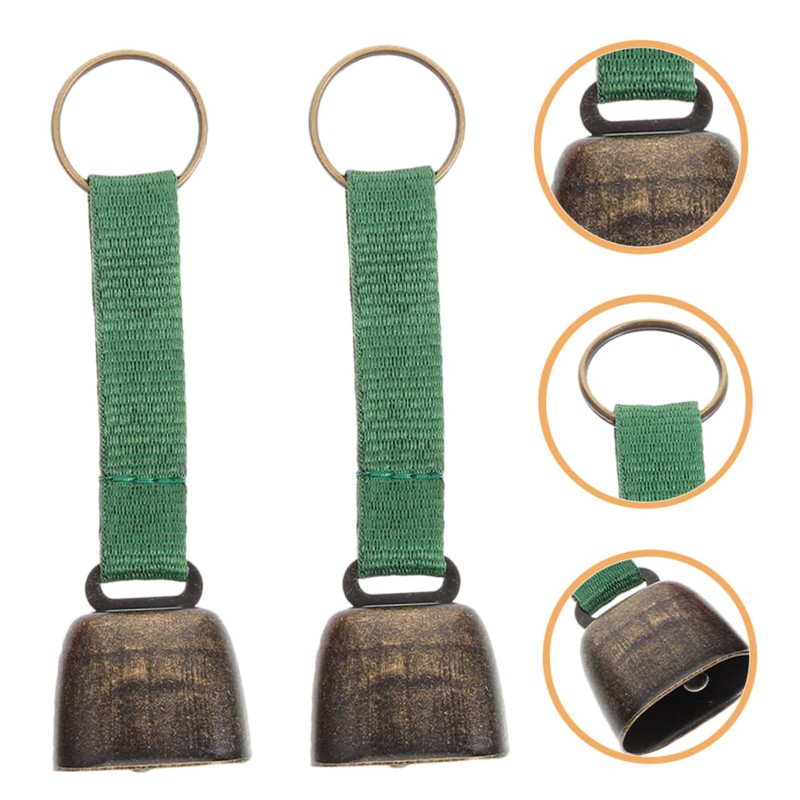 CORHAD 2pcs Bear Bells for Hiking Camping Metal Camping Bell