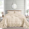 CozyTide 120x120 Oversized Comforter King Size,100% Cotton Farmhouse Shabby Boho