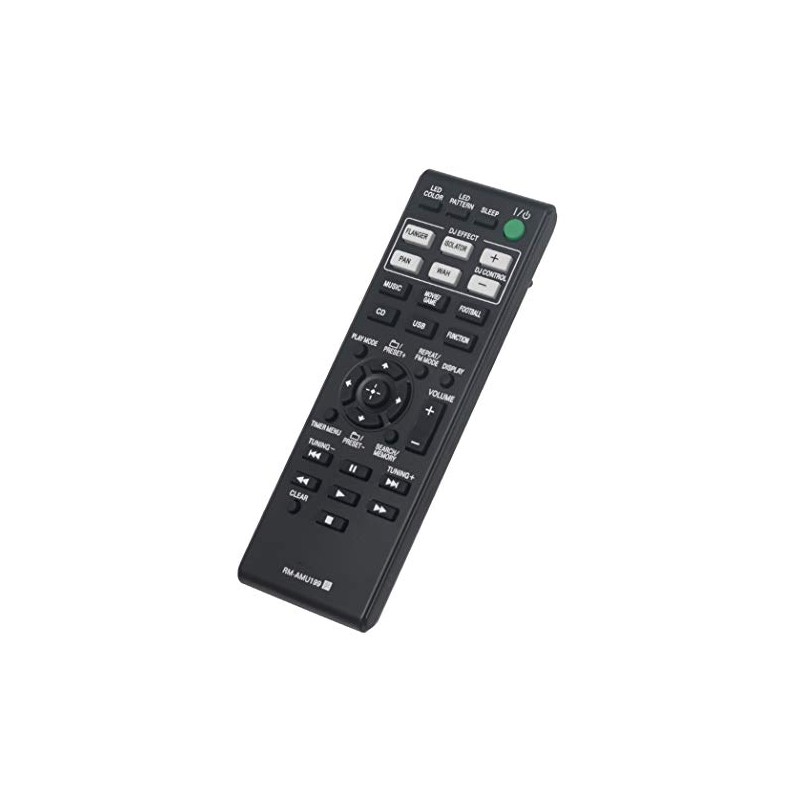 RM-AMU199 Replaced Remote fit for Sony Home Audio LBT-GPX555 MHC-GPX888