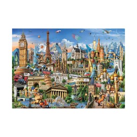 Educa New - Educa Europe Landmarks: 2000 Pcs - Ages 14+ | 1+ players